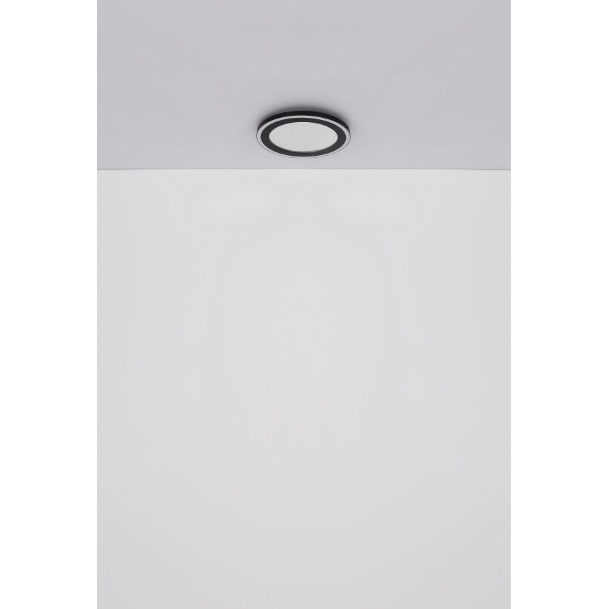 Globo - LED Plafon LED/24W/230V 4000K śr. 34 cm czarny