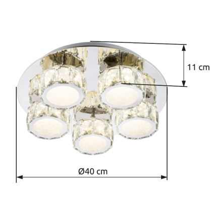 Globo - LED Plafon ściemnialny LED/40W/230V 4000K śr. 40 cm