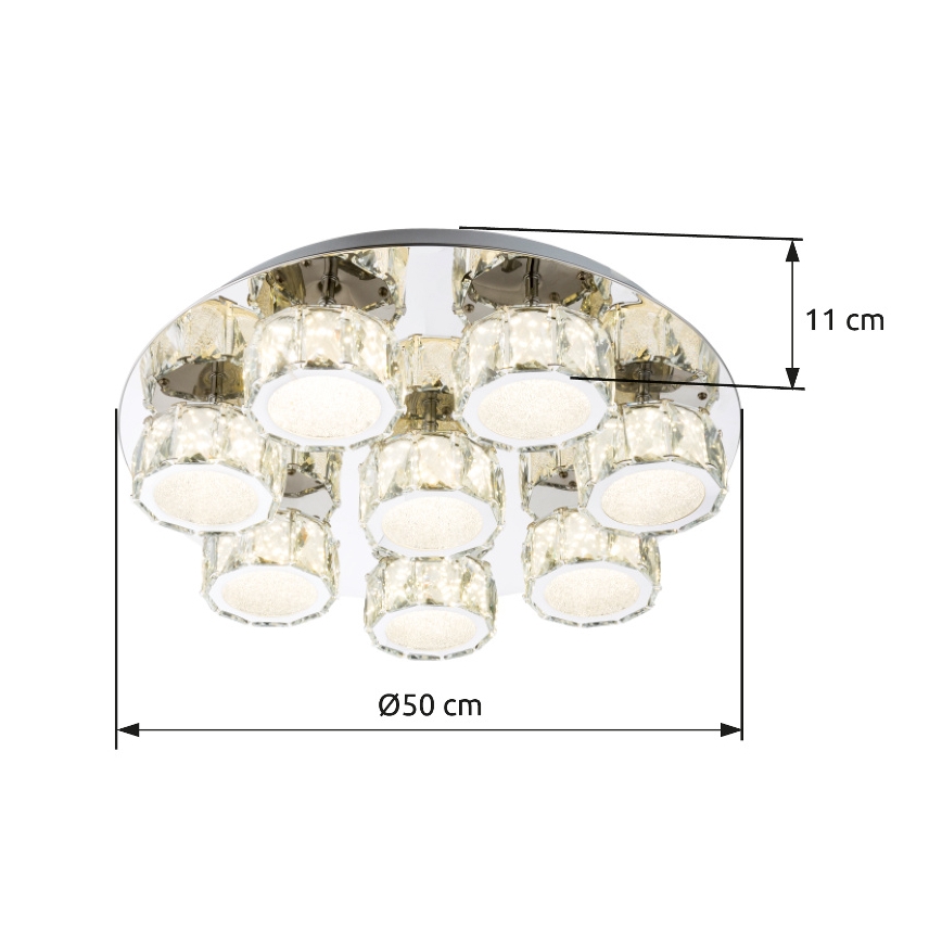 Globo - LED Plafon ściemnialny LED/64W/230V 4000K śr. 50 cm