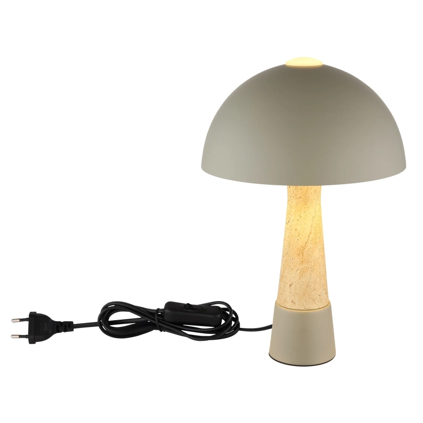 Globo - Lampa stołowa 1xE27ILLU/40W/230V szara