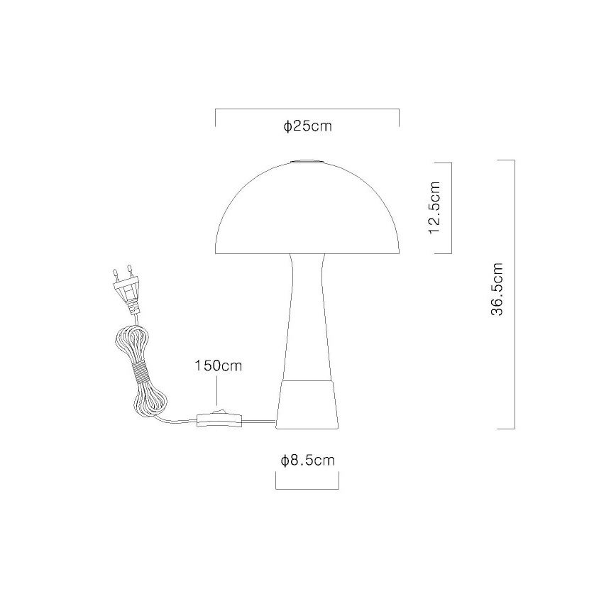 Globo - Lampa stołowa 1xE27ILLU/40W/230V zielona