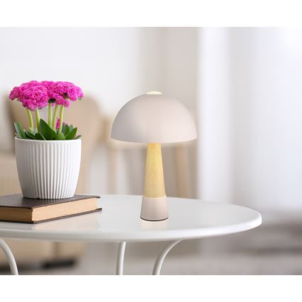 Globo - Lampa stołowa 1xE27ILLU/40W/230V beżowa