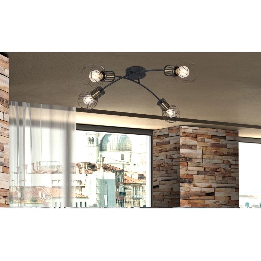 Globo - Żyrandol natynkowy 4xE27/40W/230V