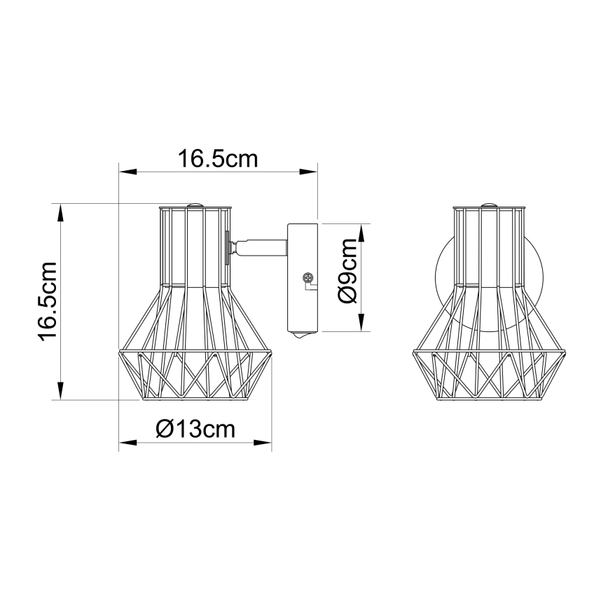 Globo - Kinkiet punktowy 1xE27/40W/230V