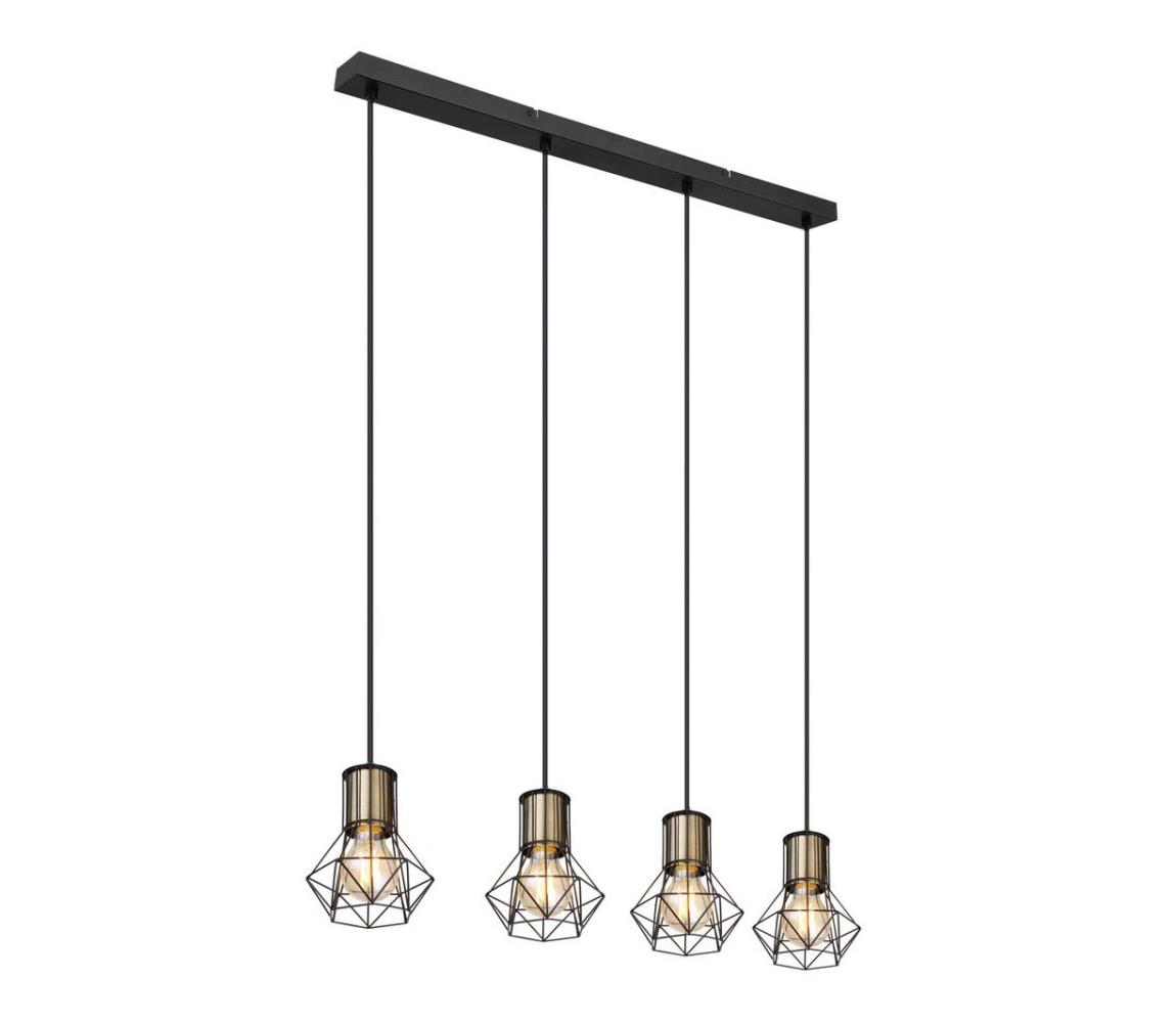 Globo 54017-4HM - Żyrandol na lince PRISKA 4xE27/40W/230V