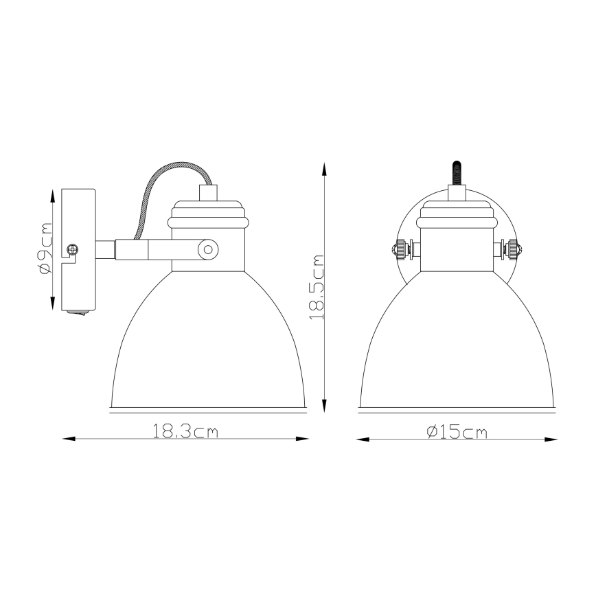 Globo - Kinkiet punktowy 1xE27/40W/230V