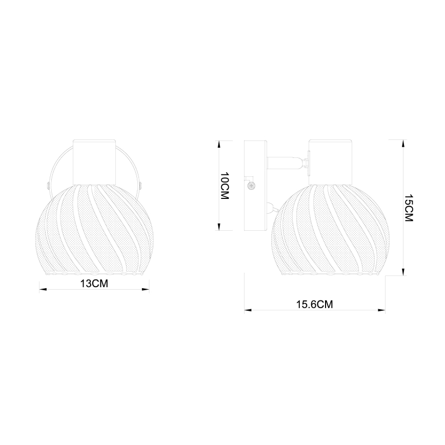 Globo - Kinkiet punktowy 1xE27/40W/230V