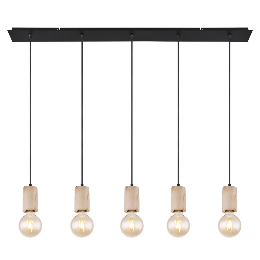 Globo - Żyrandol na lince 5xE27/60W/230V