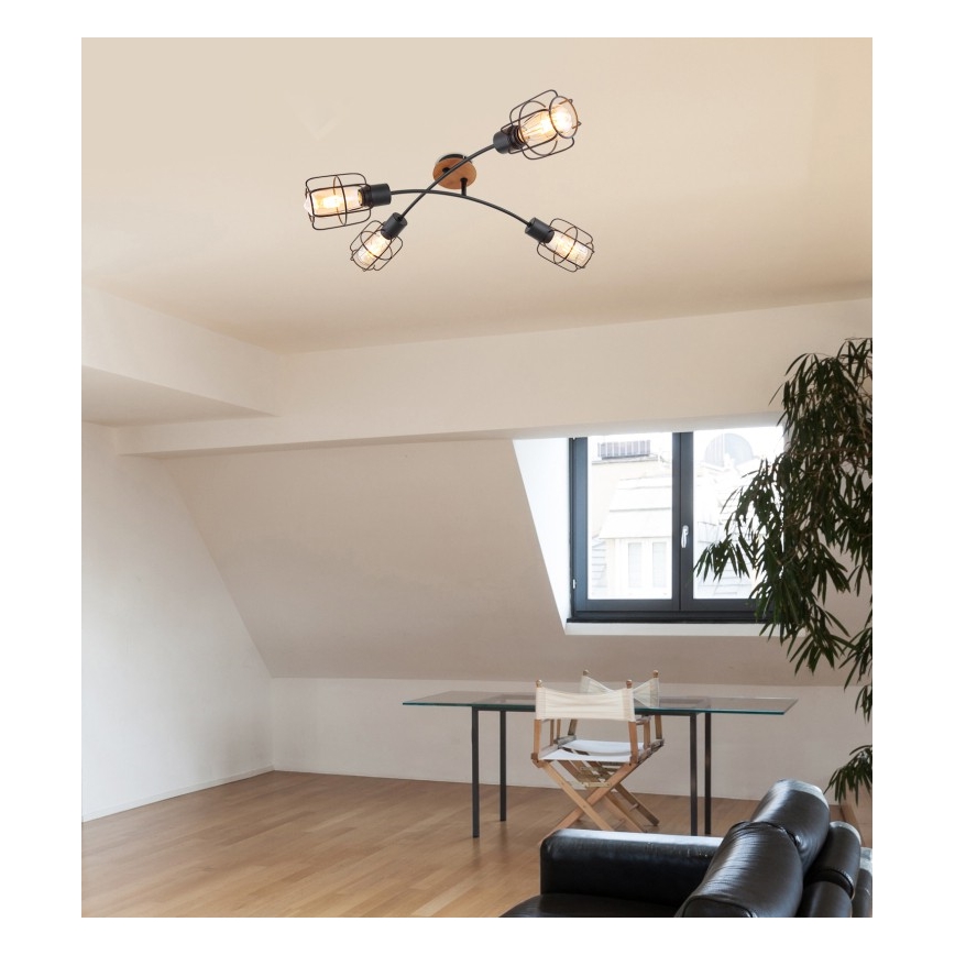 Globo - Przysufitowy żyrandol 4xE27/40W/230V