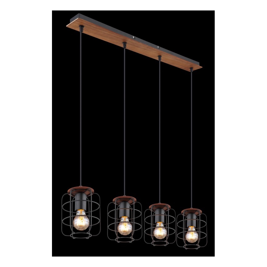 Globo - Żyrandol na linkach 4xE27/40W/230V