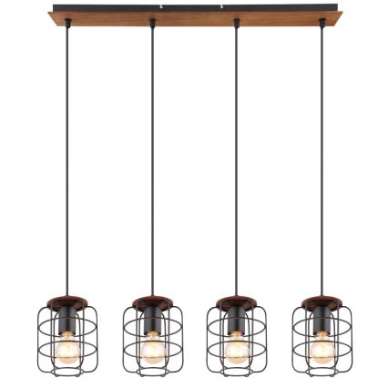 Globo - Żyrandol na linkach 4xE27/40W/230V