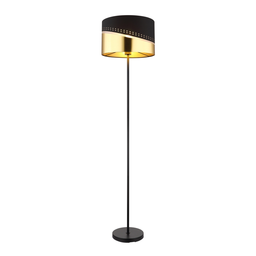 Globo - Lampa podłogowa 1xE27/60W/230V śr. 35 cm czarna/złota