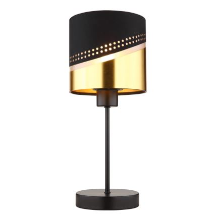 Globo 54046T - Lampa stołowa OR 1xE27/40W/230V śr. 16 cm czarna/złota