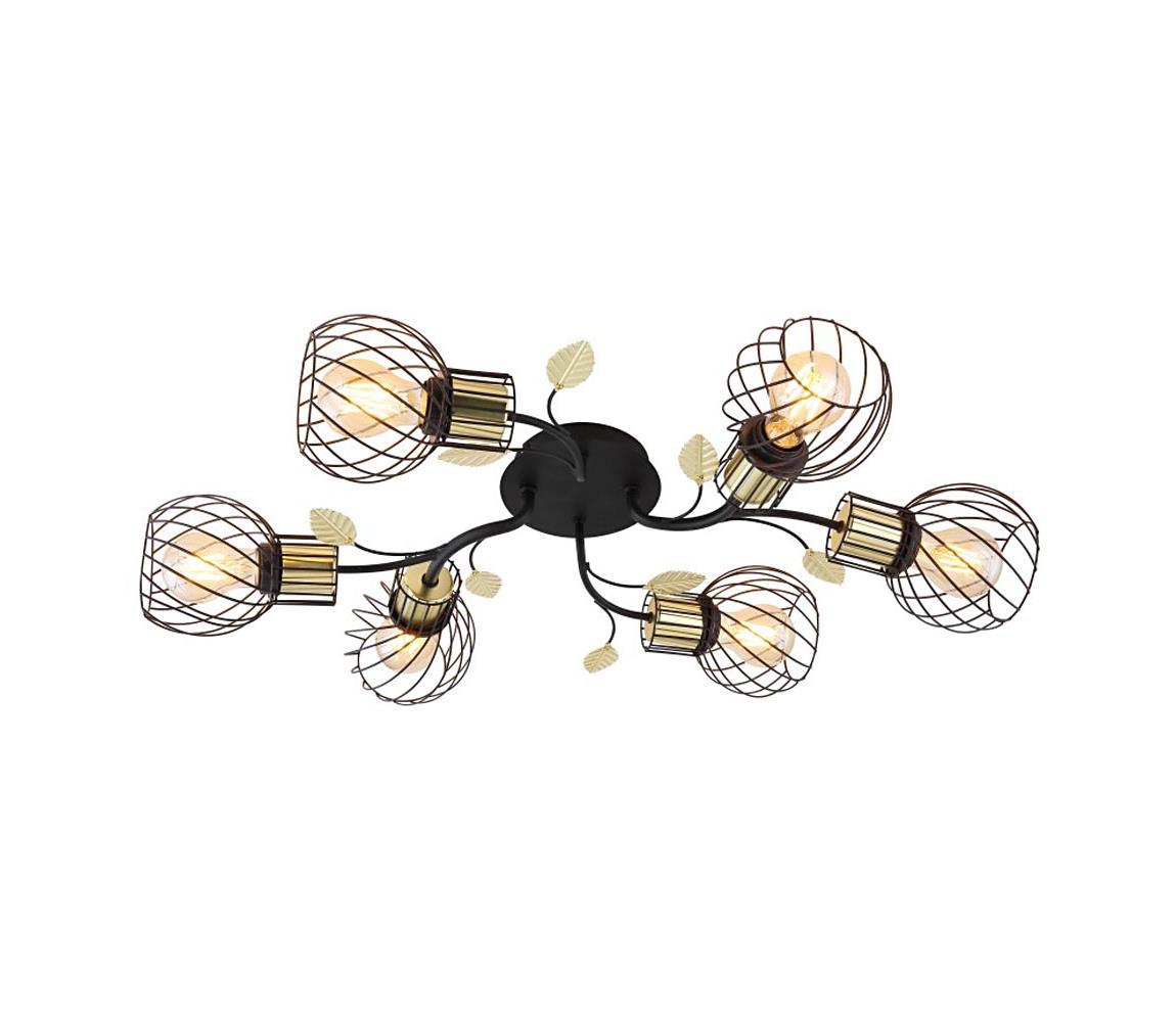 Globo 54113-6D - Żyrandol natynkowy LALLY 6xE27/40W/230V