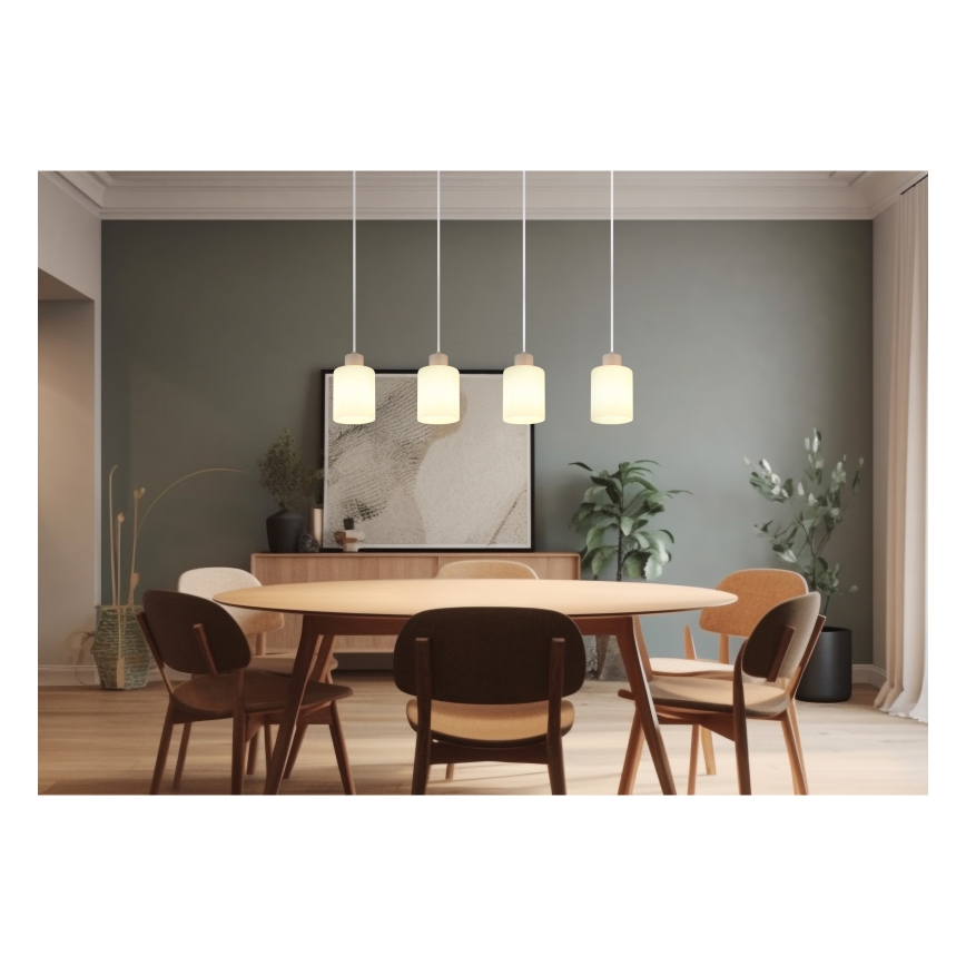 Globo - Żyrandol na lince 4xE27/40W/230V