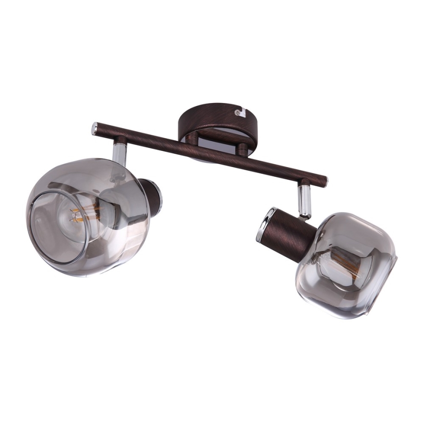 Globo 54303-2 - Oświetlenie punktowe PALLO 2xE14/40W/230V