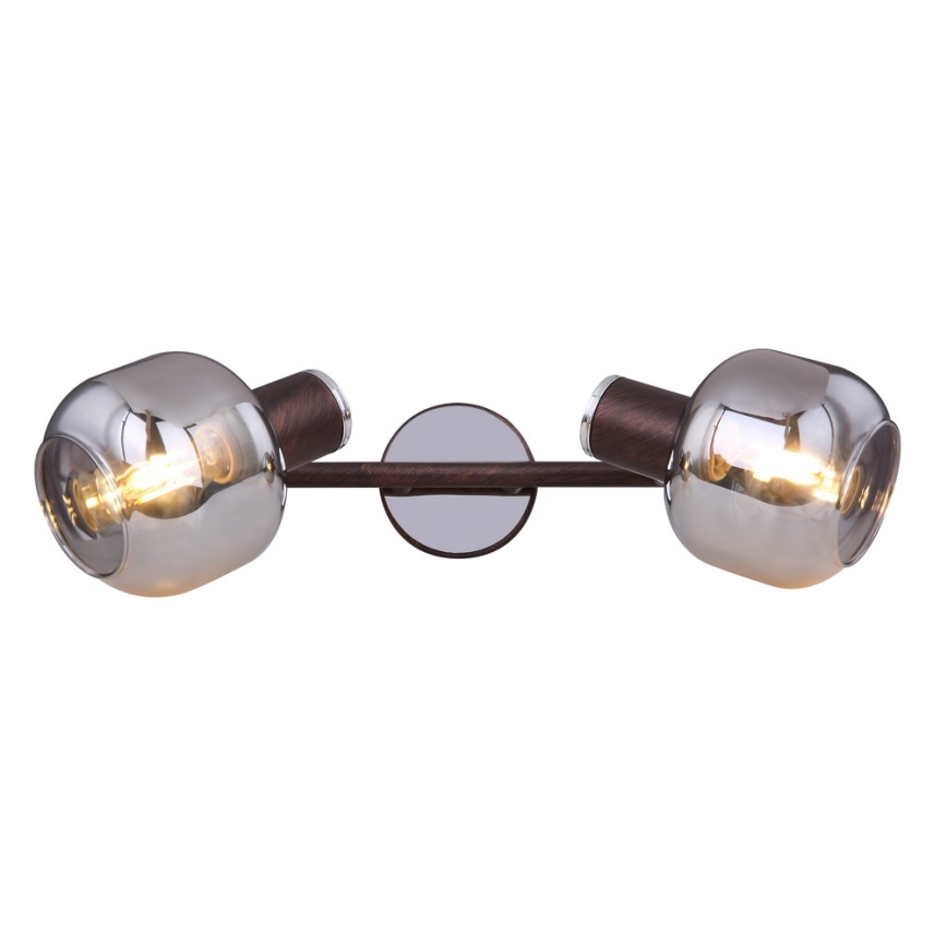 Globo 54303-2 - Oświetlenie punktowe PALLO 2xE14/40W/230V