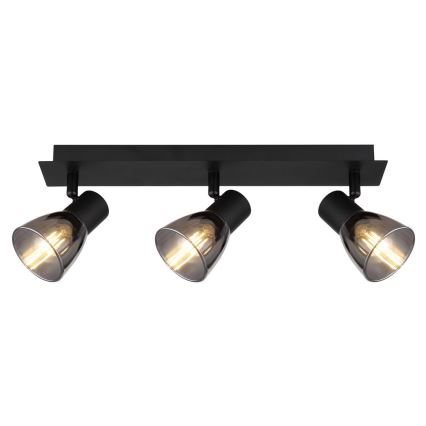 Globo - Lampa punktowa 3xE14/40W/230V czarna