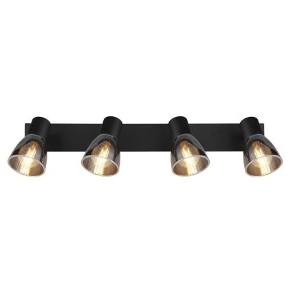 Globo - Lampa punktowa 4xE14/40W/230V czarna