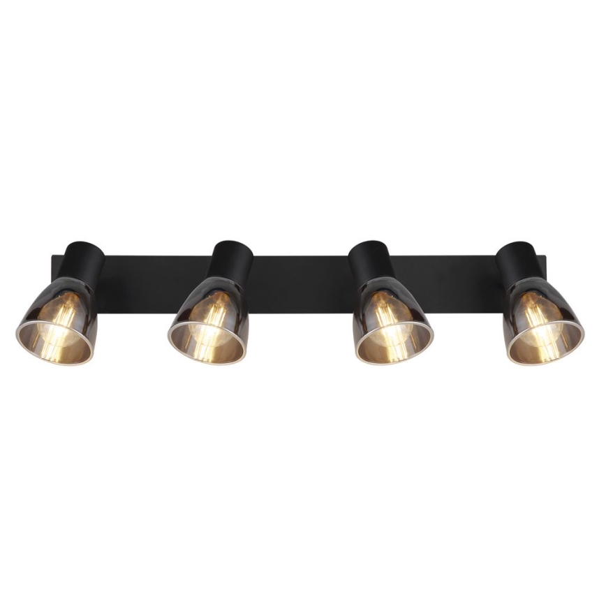 Globo - Lampa punktowa 4xE14/40W/230V czarna