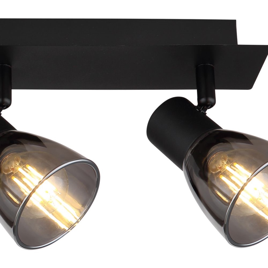 Globo - Lampa punktowa 4xE14/40W/230V czarna