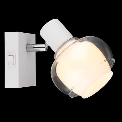 Globo - Oprawa ścienna punktowa 1xE14/40W/230V biała