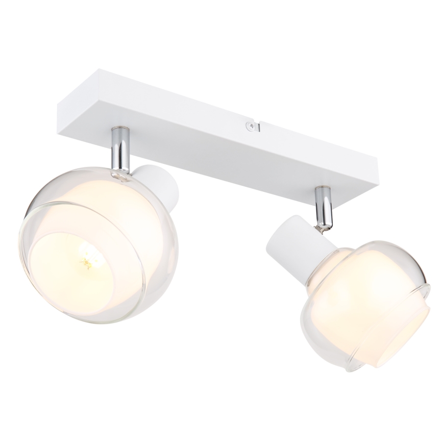 Globo - Oprawa punktowa 2xE14/40W/230V biała