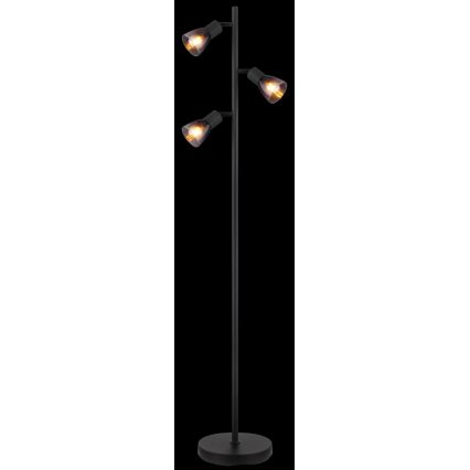 Globo - Lampa podłogowa 3xE14/25W/230V czarna