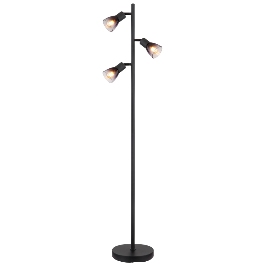 Globo - Lampa podłogowa 3xE14/25W/230V czarna