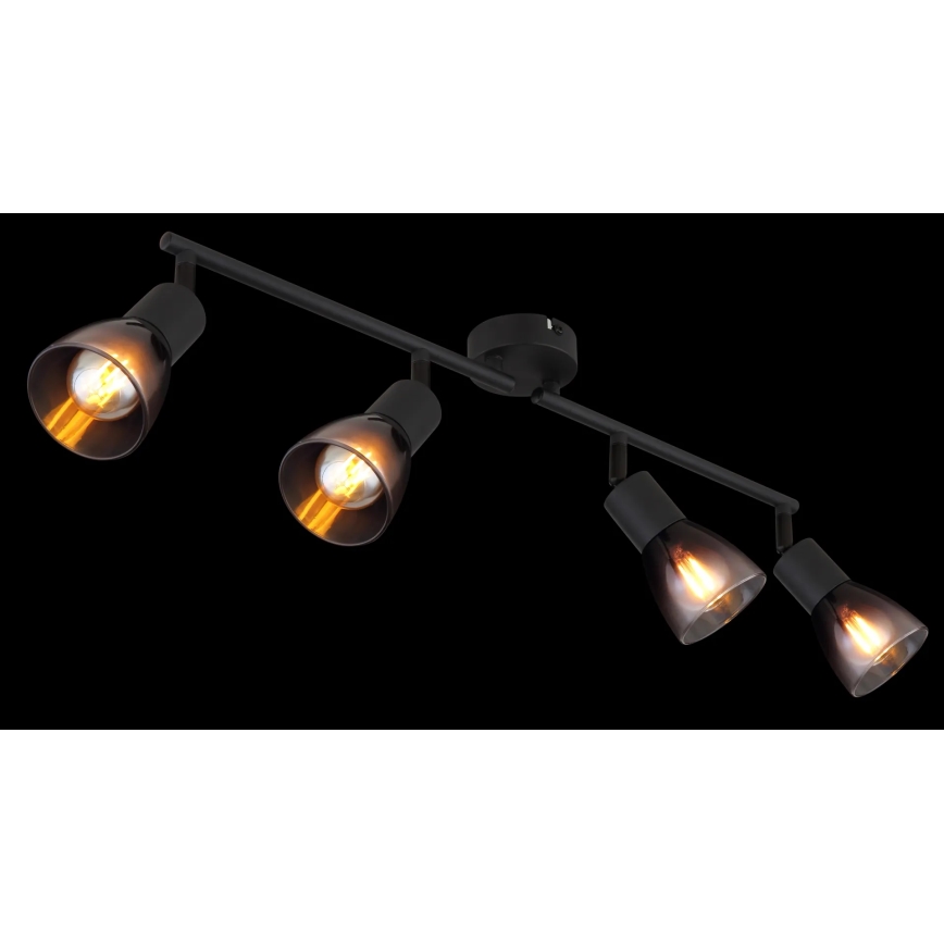 Globo - Oświetlenie punktowe 4xE14/25W/230V czarne