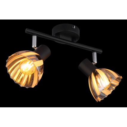 Globo - Oświetlenie punktowe 2xE14/40W/230V czarny