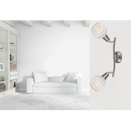 Globo - LED Oświetlenie punktowe 2xE14/4W/230V