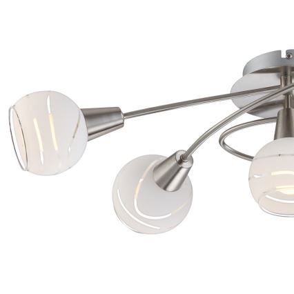 Globo 54341-5 - LED lampa sufitowa ELLIOTT 5xE14/4W/230V