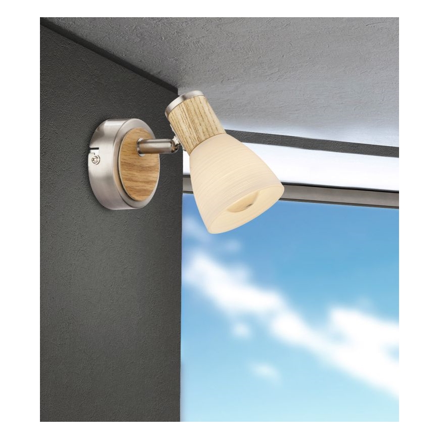 Globo - Oświetlenie punktowe 1xE14/40W/230V popiół