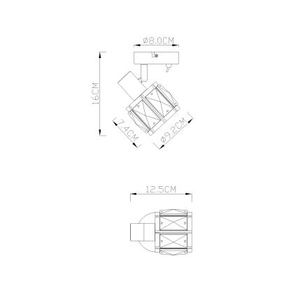 Globo - Kinkiet punktowy 1xE14/40W/230V