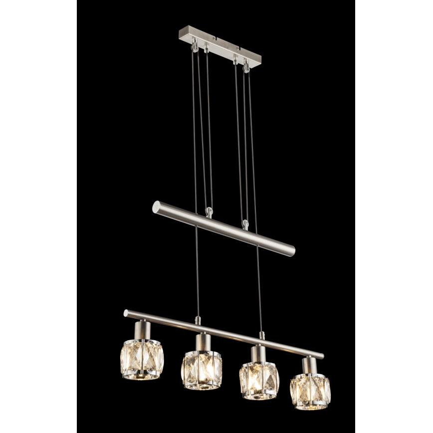 Globo - Żyrandol na lince 4xE14/40W/230V