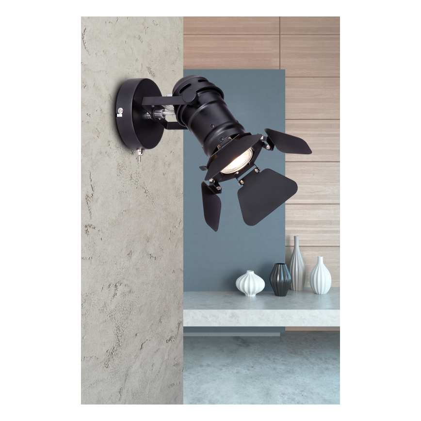 Globo - Oprawa ścienna punktowa 1xGU10/50W/230V