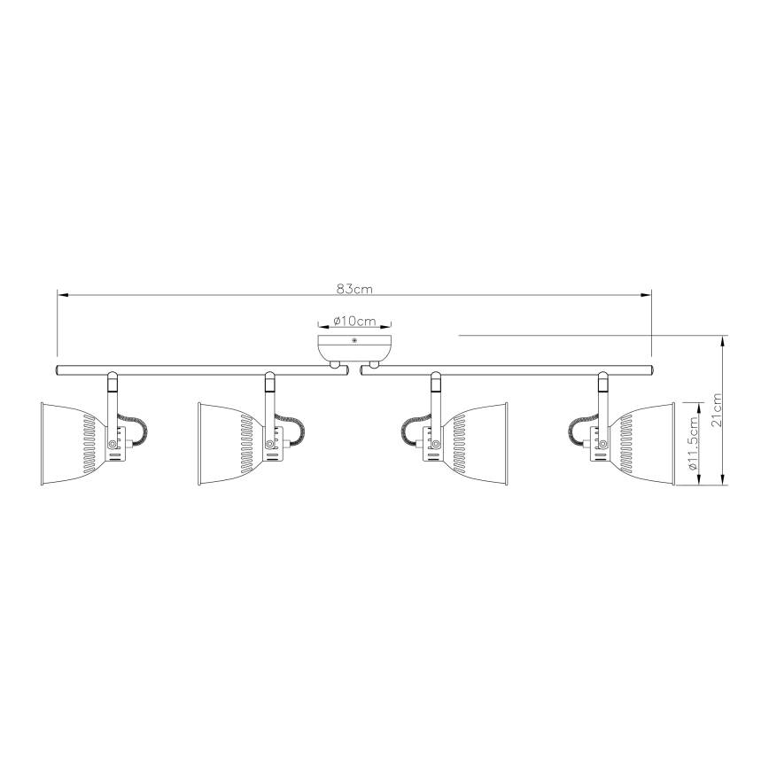 Globo - Oświetlenie punktowe 4xE14/40W/230V