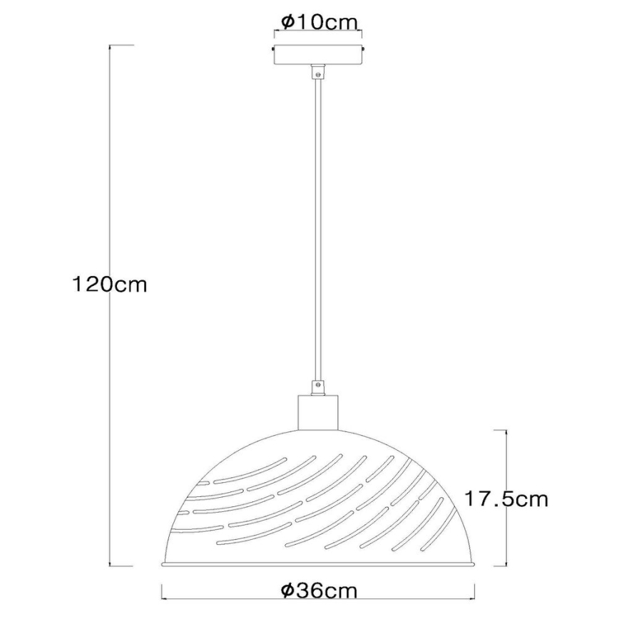 Globo - Żyrandol na lince 1xE27/60W/230V