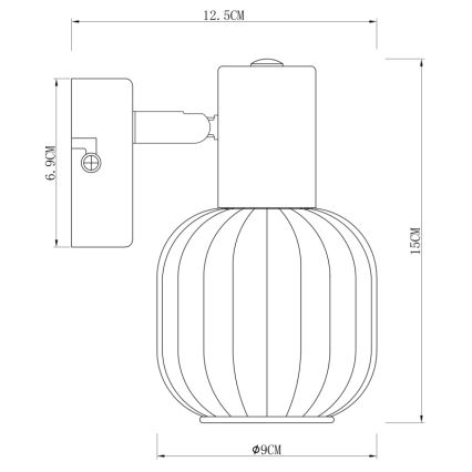 Globo - Kinkiet punktowy 1xE14/40W/230V