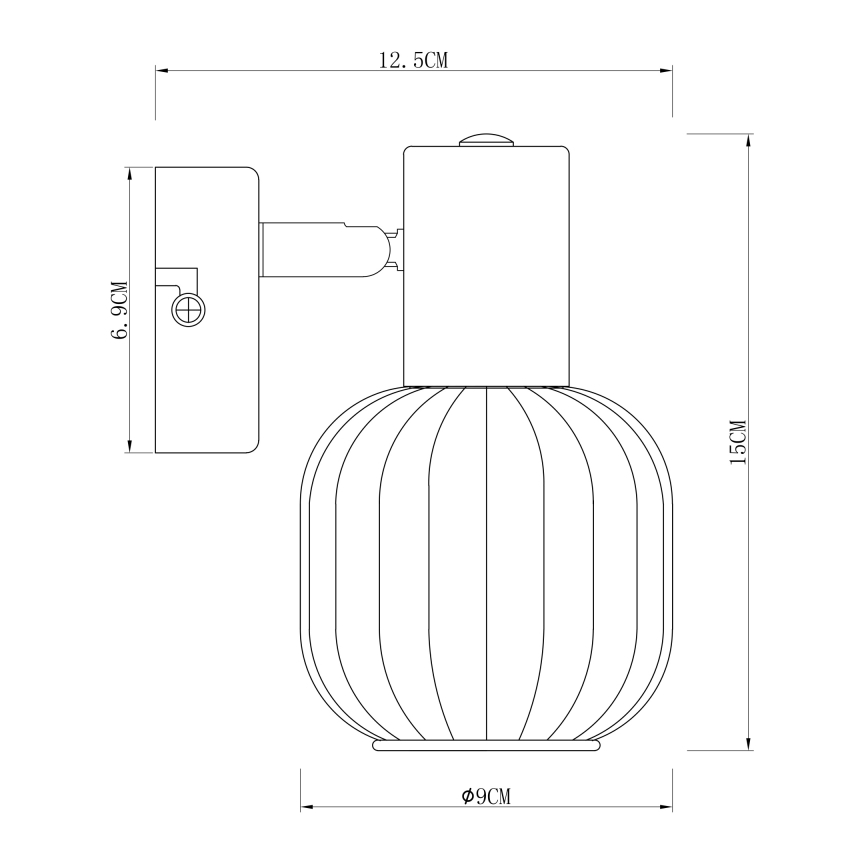 Globo - Kinkiet punktowy 1xE14/40W/230V