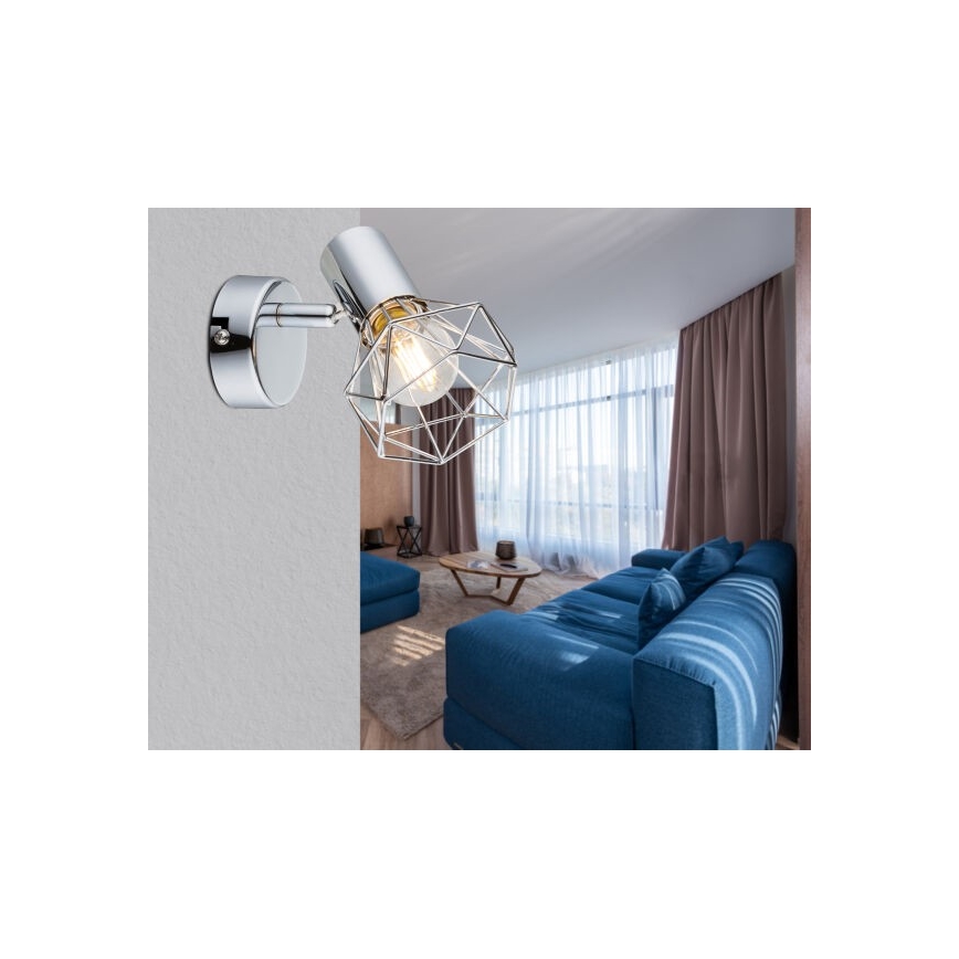 Globo - Kinkiet punktowy 1xE14/40W/230V chrom błyszczący