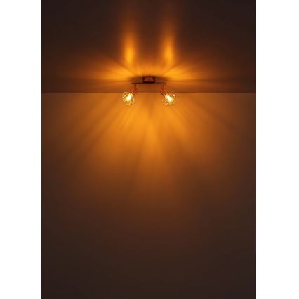 Globo - Oświetlenie punktowe 2xE14/40W/230V zl.