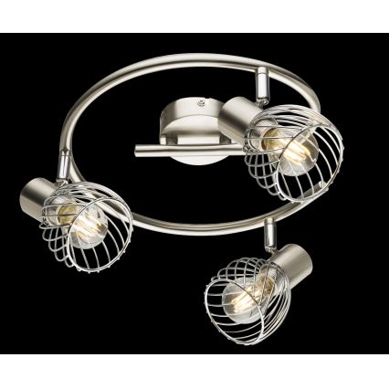 Globo - Lampa punktowa 3xE14/40W/230V matowy chrom