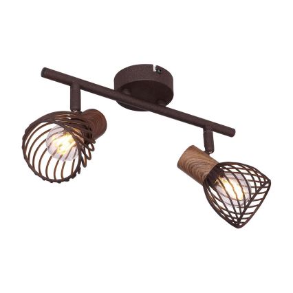 Globo 54817-2 - Oświetlenie punktowe ISABELLE 2xE14/40W/230V