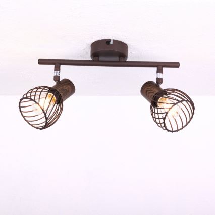 Globo 54817-2 - Oświetlenie punktowe ISABELLE 2xE14/40W/230V