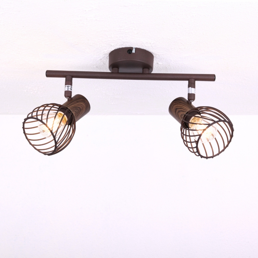 Globo 54817-2 - Oświetlenie punktowe ISABELLE 2xE14/40W/230V