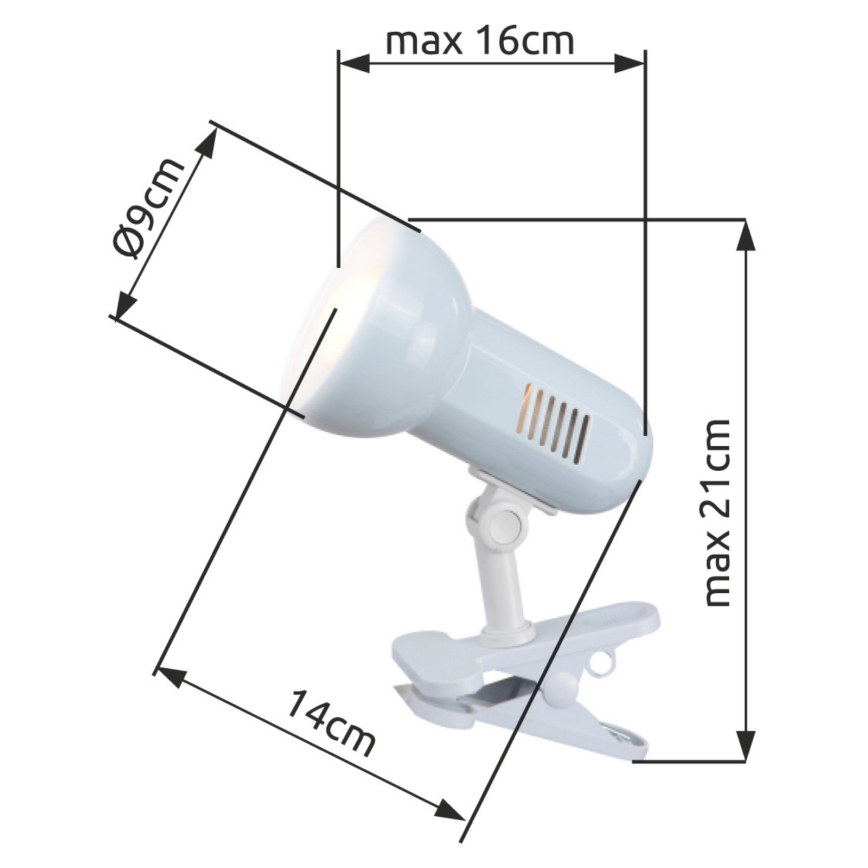 Globo - Lampa stołowa 1xE27/40W/230V