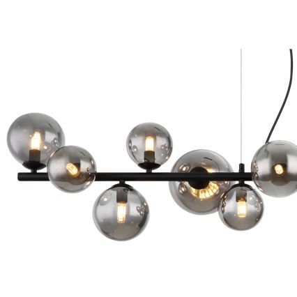 Globo - LED Żyrandol na lince 13xG9/3,5W/230V dymny/czarny