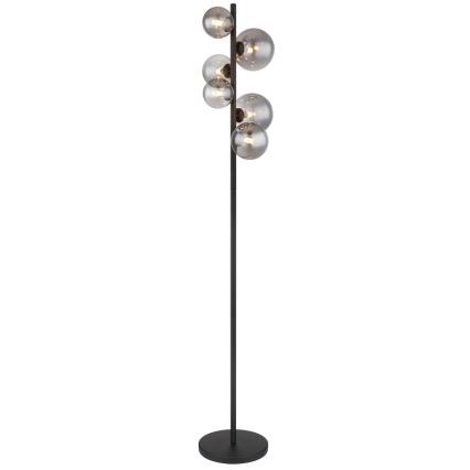 Globo - LED Lampa podłogowa 6xG9/3,5W/230V dymna/czarna